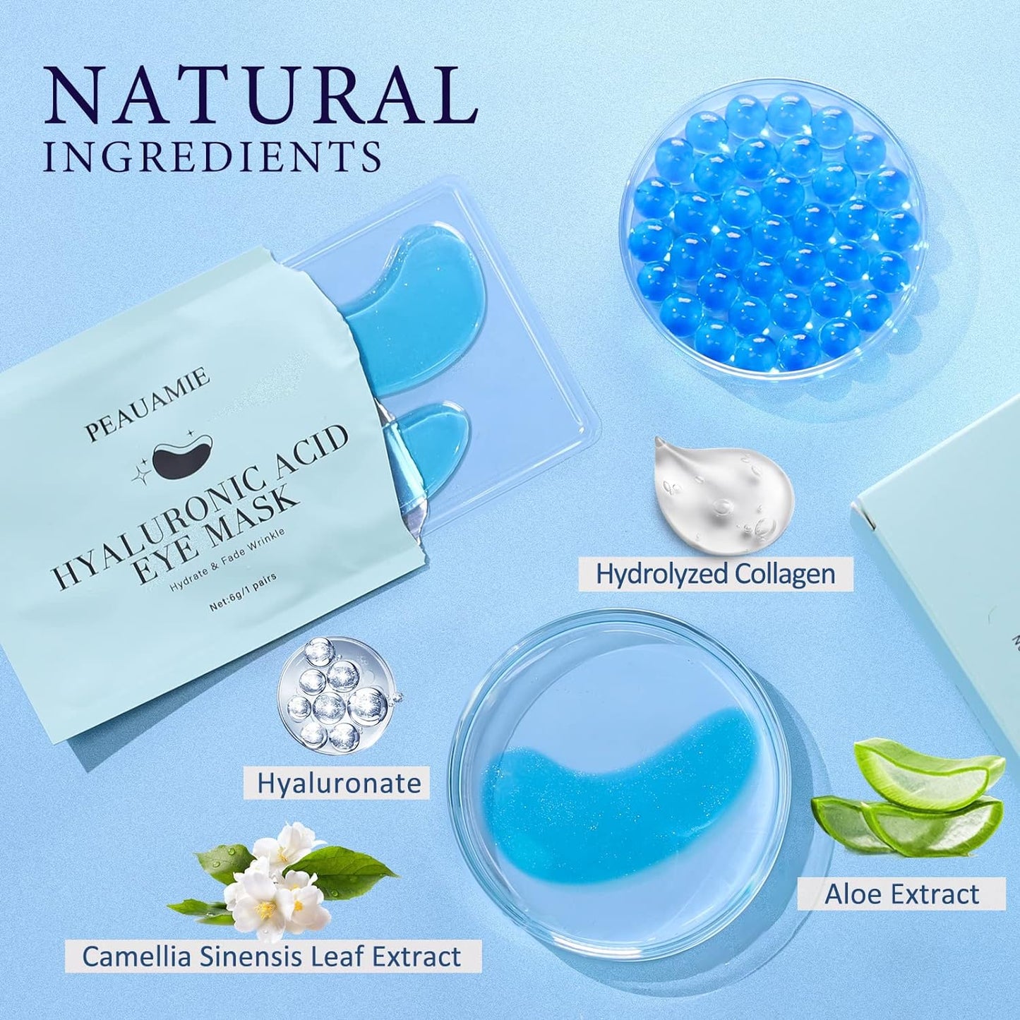 Sobre con parches para ojos | Under Eye Patchs, Acido Hialurónico