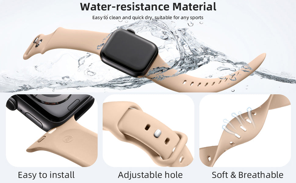 Correas iWatch - Geek 38/40/41mm Silicón
