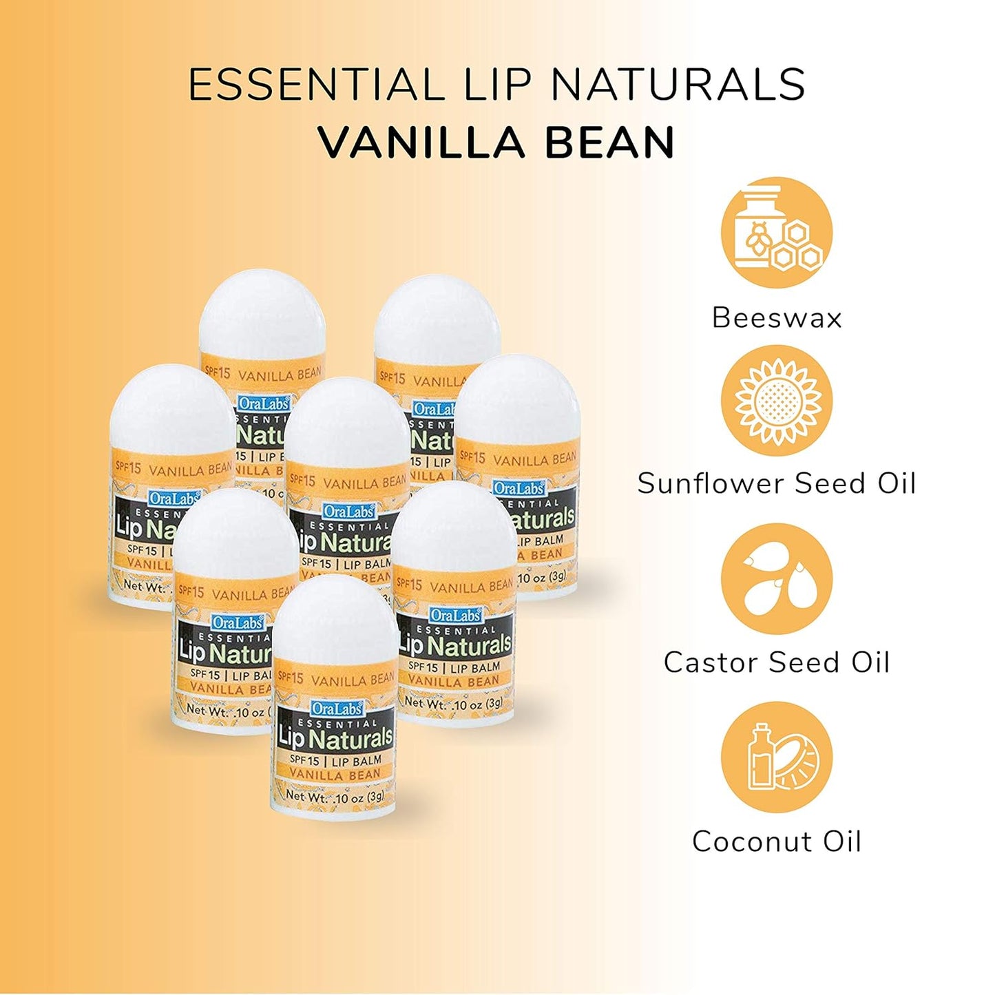 Lip Naturals® | Assorted Mini Lip Balm with Sunscreen (SPF-15)