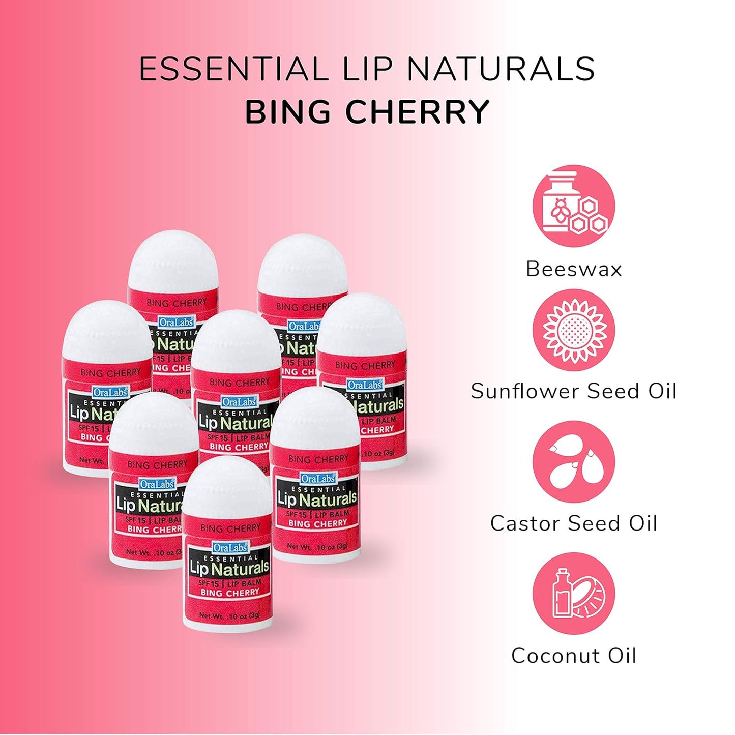 Lip Naturals® | Assorted Mini Lip Balm with Sunscreen (SPF-15)