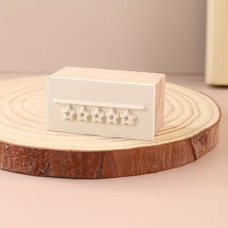 Sello de Madera para review libros