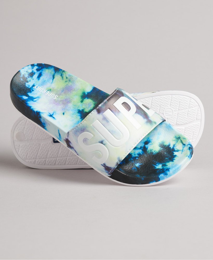 Superdry Code Tie Dye Sliders